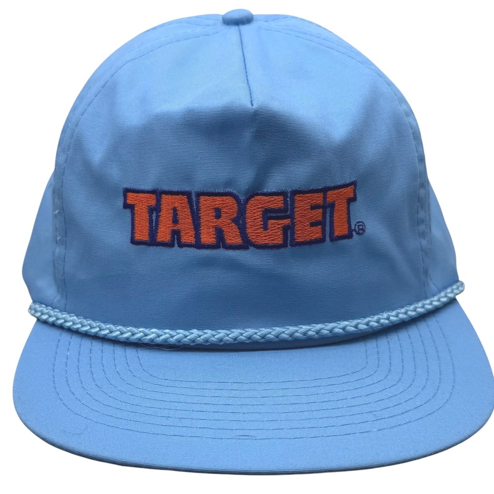 Vintage Target Logo Rope Trucker Hat Blue Designer Pro Snapback Cap Mens Womens